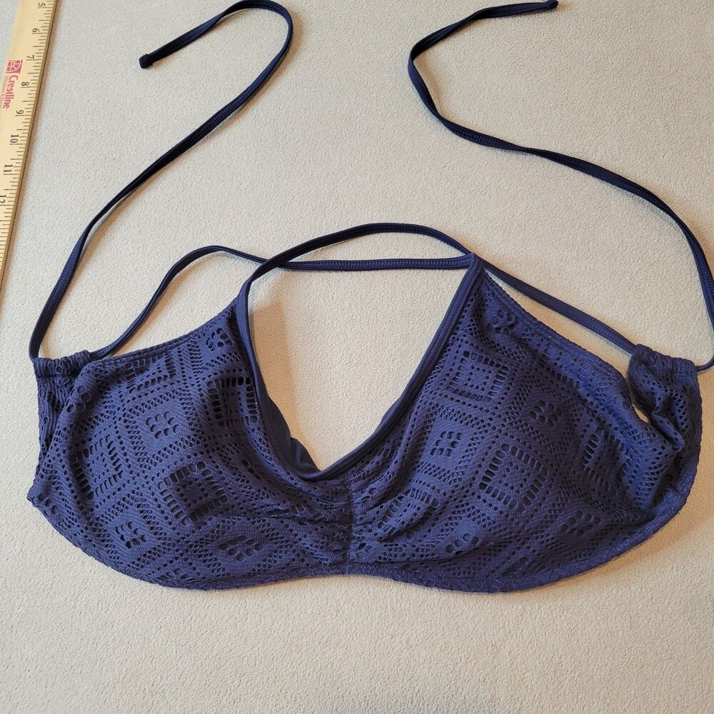 Aerie Navy Blue Bikini Top Size XL